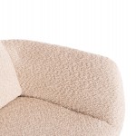 ΠΟΛΥΘΡΟΝΑ ΠΕΡΙΣΤΡΕΦ. BLANS HM9942.07 ΜΠΕΖ ΜΠΟΥΚΛΕ ΥΦΑΣΜΑ-ΜΕΤΑΛΛΙΚΑ ΠΟΔΙΑ 62x60x90Υ