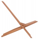 ΠΟΛΥΘΡΟΝΑ LOUNGE ΠΤΥΣΣΟΜΕΝΗ SHIGAO HM18112 ΞΥΛΟ TEAK--ΦΥΣΙΚΟ 61x88.5x89Υεκ.