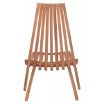 ΠΟΛΥΘΡΟΝΑ LOUNGE ΠΤΥΣΣΟΜΕΝΗ SHIGAO HM18112 ΞΥΛΟ TEAK--ΦΥΣΙΚΟ 61x88.5x89Υεκ.