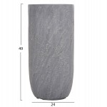 ΣΕΤ 3ΤΜΧ ΓΛΑΣΤΡΕΣ ΚΥΛΙΝΔΡΟΙ ΣΕΙΡΑ GARDENER HM4720 FIBERCLAY-ΧΡΩΜΑ CEMENT Φ44x79Υεκ