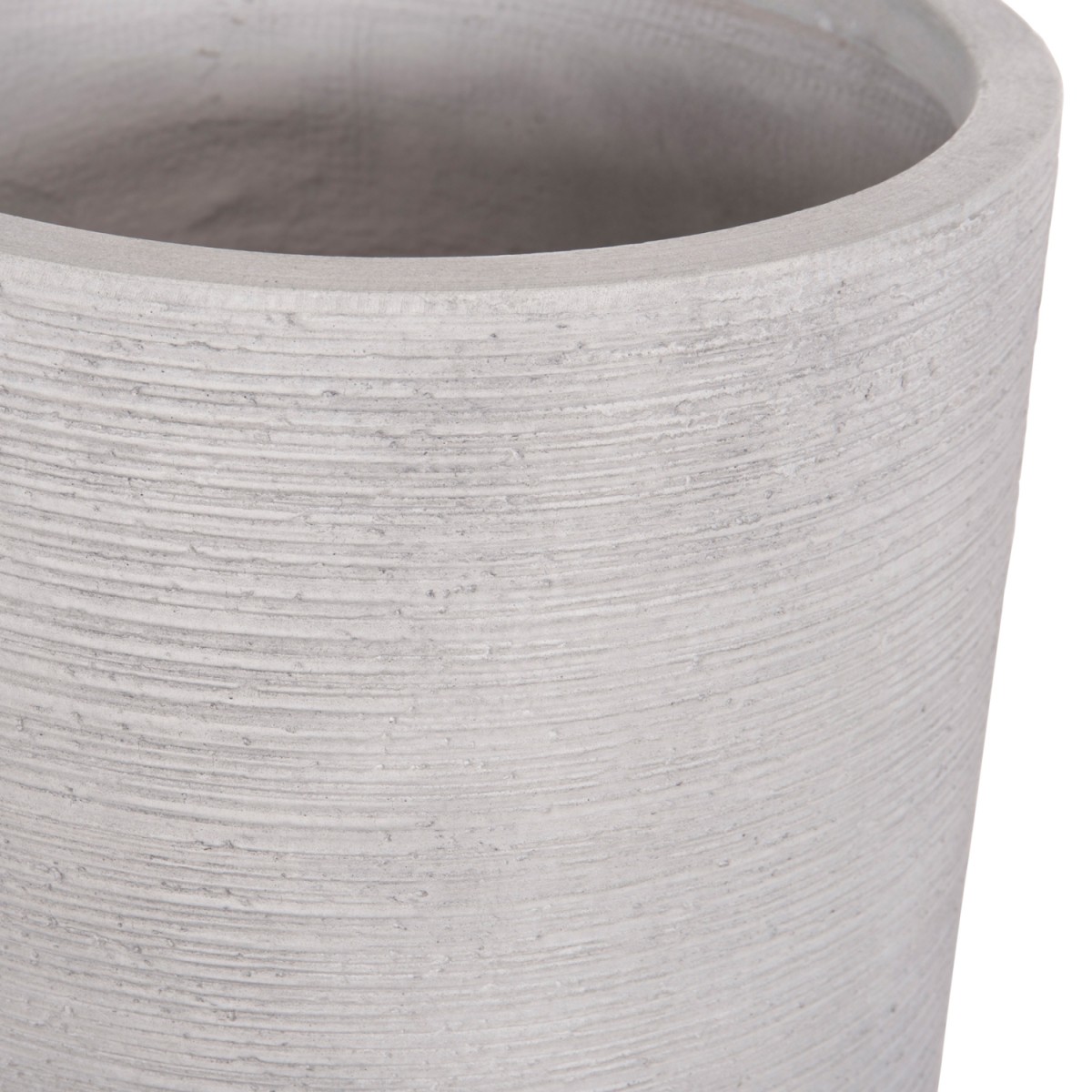 ΣΕΤ 3ΤΜΧ ΓΛΑΣΤΡΕΣ ΚΥΛΙΝΔΡΟΙ ΣΕΙΡΑ GARDENER HM4721 FIBERCLAY-ΧΡΩΜΑ CEMENT Φ42x78Υεκ