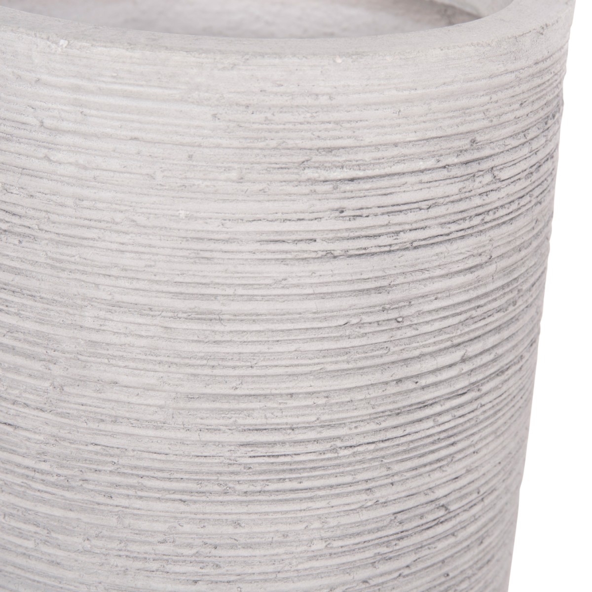 ΣΕΤ 3ΤΜΧ ΓΛΑΣΤΡΕΣ ΚΥΛΙΝΔΡΟΙ ΣΕΙΡΑ GARDENER HM4721 FIBERCLAY-ΧΡΩΜΑ CEMENT Φ42x78Υεκ