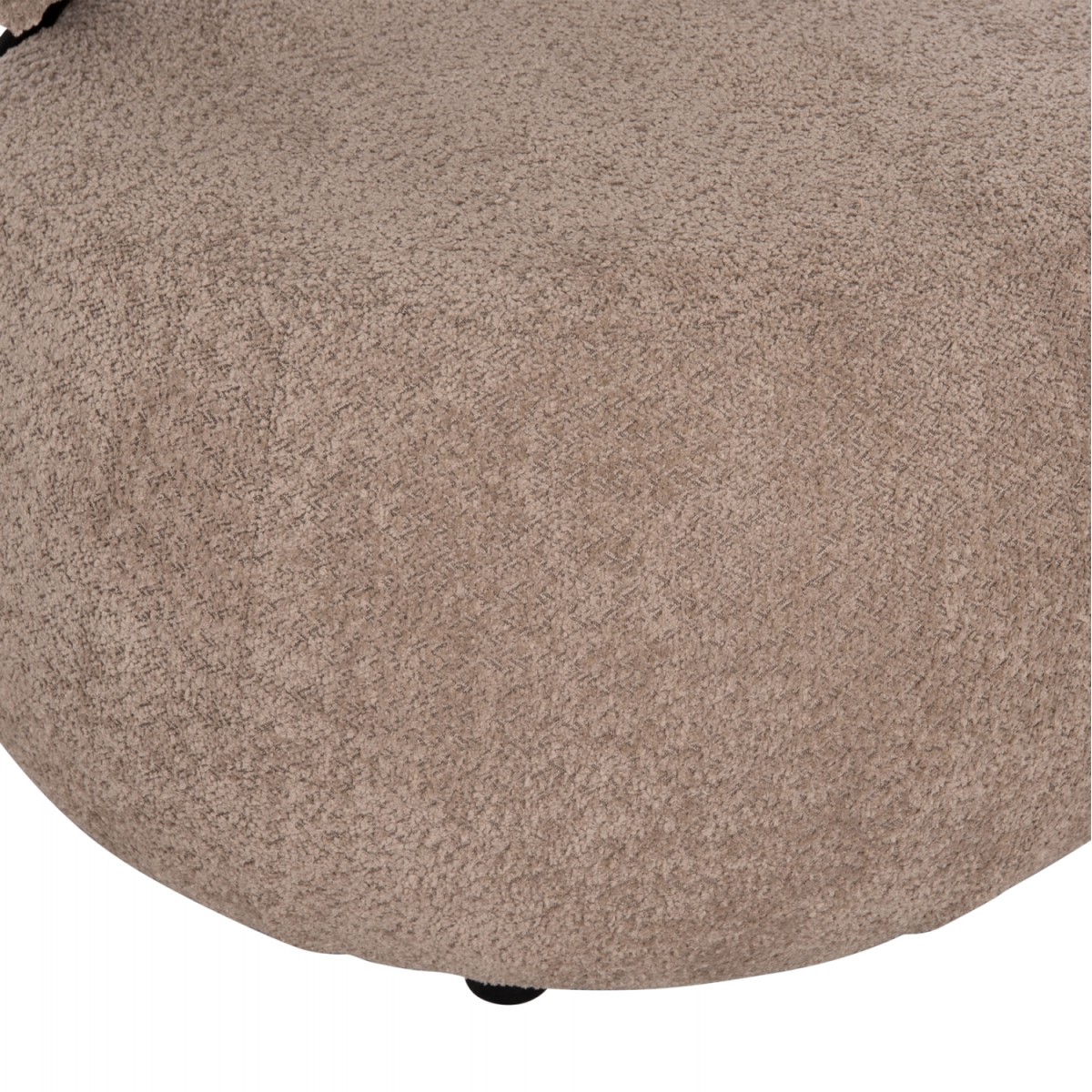 ΠΟΛΥΘΡΟΝΑ ΣΤΡΟΓΓΥΛΗ KARSEN HM9598.08 ΣΚΟΥΡΟ ΜΠΕΖ ΜΠΟΥΚΛΕ ΥΦΑΣΜΑ 79x82x74Υεκ.