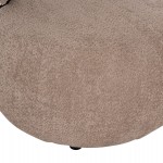 ΠΟΛΥΘΡΟΝΑ ΣΤΡΟΓΓΥΛΗ KARSEN HM9598.08 ΣΚΟΥΡΟ ΜΠΕΖ ΜΠΟΥΚΛΕ ΥΦΑΣΜΑ 79x82x74Υεκ.