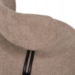 ΠΟΛΥΘΡΟΝΑ ΣΤΡΟΓΓΥΛΗ KARSEN HM9598.08 ΣΚΟΥΡΟ ΜΠΕΖ ΜΠΟΥΚΛΕ ΥΦΑΣΜΑ 79x82x74Υεκ.