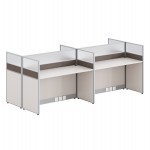 ΣΤΑΘΜΟΣ ΕΡΓΑΣΙΑΣ 4 ΘΕΣΕΩΝ ΣΕΙΡΑ NEWLINE HM18288 ΜΕΛΑΜΙΝΗ ΚΡΕΜ 249x123x110Υεκ