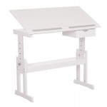 ΓΡΑΦΕΙΟ/ΣΧΕΔΙΑΣΤΗΡΙΟ ASCENT HM18289 MDF ΣΕ ΛΕΥΚΟ 109x55x87,5Υεκ