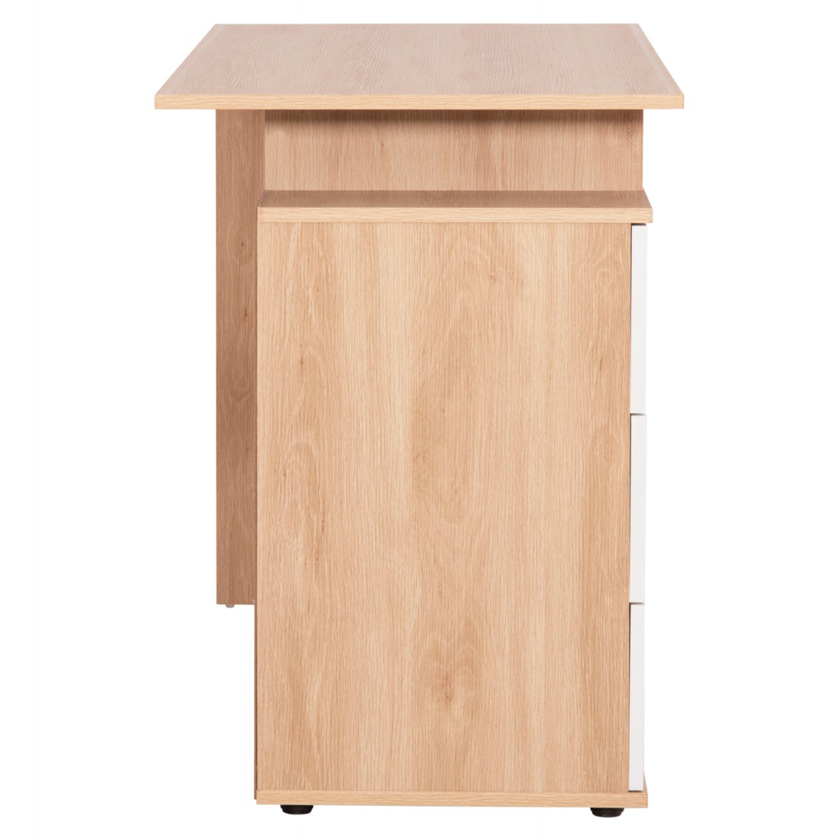 ΓΡΑΦΕΙΟ ΜΕ ΣΥΡΤΑΡΙΑ COLT HM18291 ΜΕΛΑΜΙΝΗ ΣΕ ΛΕΥΚΟ-SONAMA 120x53x75Υεκ.