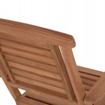 ΠΟΛΥΘΡΟΝΑ ΤΡΑΠΕΖΑΡΙΑΣ ΠΤΥΣΣΟΜΕΝΗ CRANDER HM6377 ΞΥΛΟ TEAK 53x63x90Υεκ.