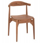 ΚΑΡΕΚΛΑ ΤΡΑΠΕΖΑΡΙΑΣ ΕΞ.ΧΩΡΟΥ DONNY HM6378 ΞΥΛΟ TEAK 52x54x74Υεκ.
