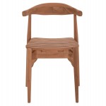 ΚΑΡΕΚΛΑ ΤΡΑΠΕΖΑΡΙΑΣ ΕΞ.ΧΩΡΟΥ DONNY HM6378 ΞΥΛΟ TEAK 52x54x74Υεκ.