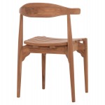 ΚΑΡΕΚΛΑ ΤΡΑΠΕΖΑΡΙΑΣ ΕΞ.ΧΩΡΟΥ DONNY HM6378 ΞΥΛΟ TEAK 52x54x74Υεκ.