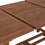 TΡΑΠΕΖΙ ΤΡΑΠΕΖΑΡΙΑΣ ΑΝΟΙΓΟΜΕΝΟ CRANDER HM6376 ΞΥΛΟ TEAK ΣΕ ΦΥΣΙΚΟ 180-240x100x76Υεκ