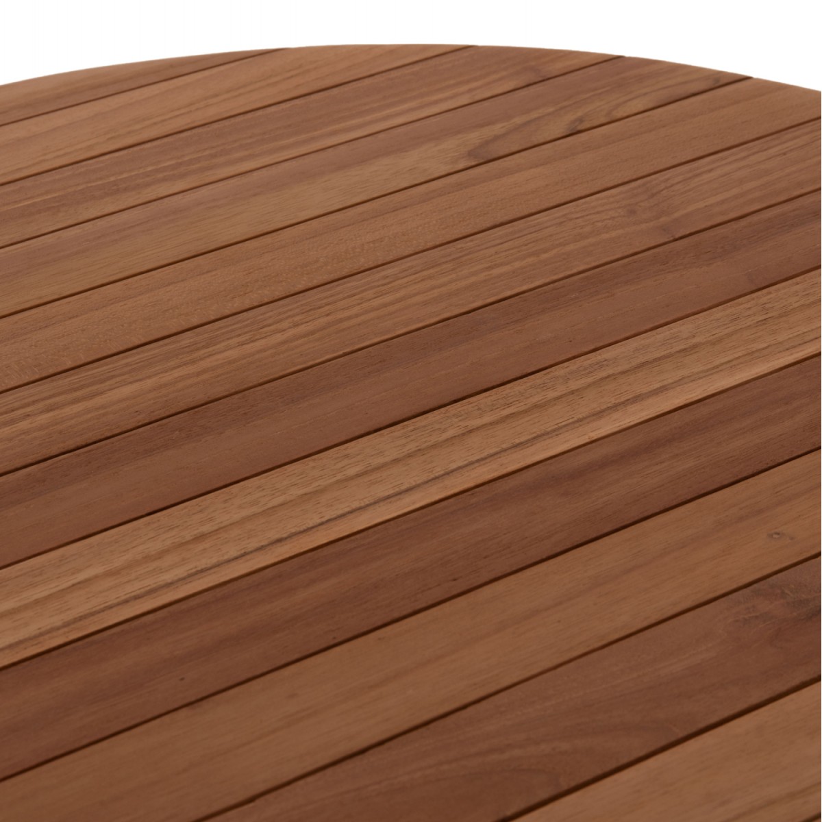 TΡΑΠΕΖΙ ΤΡΑΠΕΖΑΡΙΑΣ ΣΤΡΟΓΓΥΛΟ DANTE HM6379 ΞΥΛΟ TEAK Φ80x75Υεκ.