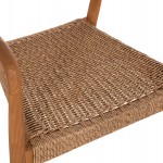 ΠΟΛΥΘΡΟΝΑ ΤΡΑΠΕΖΑΡΙΑΣ ROBBY HM18350 ΞΥΛΟ TEAK & ΣΧΟΙΝΙ VIRO ΦΥΣΙΚΟ 55x50x71Υεκ.