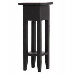 ΒΟΗΘΗΤΙΚΟ ΤΡΑΠΕΖΑΚΙ RAMU HM9484.02 ΑΠΟ ΜΑΟΝΙ ΞΥΛΟ ΜΑΥΡΟ ΜΕ ΣΥΡΤΑΡΑΚΙ 25x25x66,5Υεκ