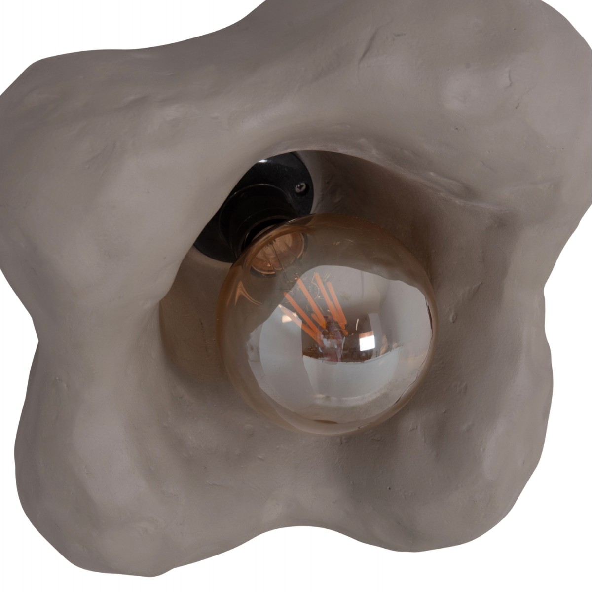 ΕΠΙΤΟΙΧΙΟ ΦΩΤΙΣΤΙΚΟ LUXON HM4701.03M FIBER CEMENT ΣΕ ΓΚΡΙ 28x15x28Υεκ.