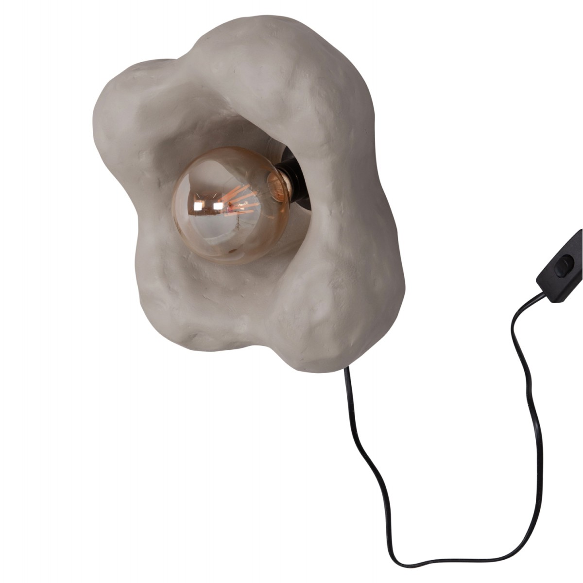 ΕΠΙΤΟΙΧΙΟ ΦΩΤΙΣΤΙΚΟ LUXON HM4701.03M FIBER CEMENT ΣΕ ΓΚΡΙ 28x15x28Υεκ.