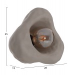 ΕΠΙΤΟΙΧΙΟ ΦΩΤΙΣΤΙΚΟ LUXON HM4701.03S FIBER CEMENT ΣΕ ΓΚΡΙ 28x15x25Υεκ.