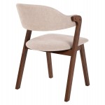 ΚΑΡΕΚΛΑ RIDER HM9734.02 RUBBERWOOD ΣΕ ΚΑΡΥΔΙ-ΥΦΑΣΜΑ ΕΚΡΟΥ 59x59x83Yεκ.