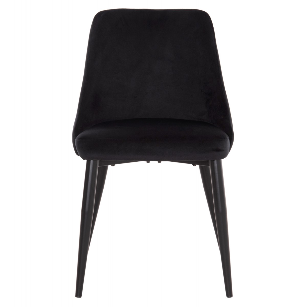 ΚΑΡΕΚΛΑ SERENITY HM8527.14 ΒΕΛΟΥΔΟ ΜΑΥΡΟ ΜΕ ΜΑΥΡΑ ΜΕΤΑΛΛΙΚΑ ΠΟΔΙΑ 51x54x83,5Υεκ.