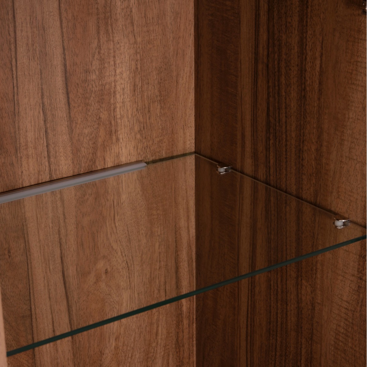 ΒΙΤΡΙΝΑ ΣΕΙΡΑ HARRY HM18011.01 ΜΕΛΑΜΙΝΗ ΦΥΣΙΚΟ ΞΥΛΟΥ-ΜΑΥΡΟ 90x40x185Υεκ.