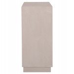 ΜΠΟΥΦΕΣ ΣΕΙΡΑ SANTORINI HM18046 MDF ΣΕ ΥΠΟΛΕΥΚΟ ΧΡΩΜΑ-2 ΣΥΡΤΑΡΙΑ & 2 ΠΟΡΤΕΣ 107x38x82,5Υεκ.