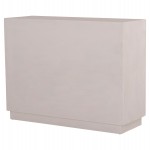 ΜΠΟΥΦΕΣ ΣΕΙΡΑ SANTORINI HM18046 MDF ΣΕ ΥΠΟΛΕΥΚΟ ΧΡΩΜΑ-2 ΣΥΡΤΑΡΙΑ & 2 ΠΟΡΤΕΣ 107x38x82,5Υεκ.