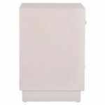 ΚΟΜΟΔΙΝΟ ΣΕΙΡΑ SANTORINI HM18047 MDF ΣΕ ΥΠΟΛΕΥΚΟ ΧΡΩΜΑ-3 ΣΥΡΤΑΡIA 48x38x55,5Υεκ.