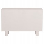 ΜΠΟΥΦΕΣ ΣΕΙΡΑ SANTORINI HM18048 MDF ΣΕ ΥΠΟΛΕΥΚΟ ΧΡΩΜΑ-3 ΣΥΡΤΑΡΙΑ & 2 ΠΟΡΤΕΣ 120x38x80Υεκ.