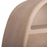 ΡΑΦΙΕΡΑ ΣΕΙΡΑ SANTORINI HM18060.02 MDF ΣΕ ΚΑΦΕ ΧΡΩΜΑ 120x38x133Υεκ.