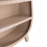 ΡΑΦΙΕΡΑ ΣΕΙΡΑ SANTORINI HM18060.02 MDF ΣΕ ΚΑΦΕ ΧΡΩΜΑ 120x38x133Υεκ.