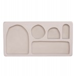 ΡΑΦΙ ΤΟΙΧΟΥ ΣΕΙΡΑ SANTORINI HM18063.01 MDF ΣΕ ΥΠΟΛΕΥΚΟ 120x18x60Υεκ.