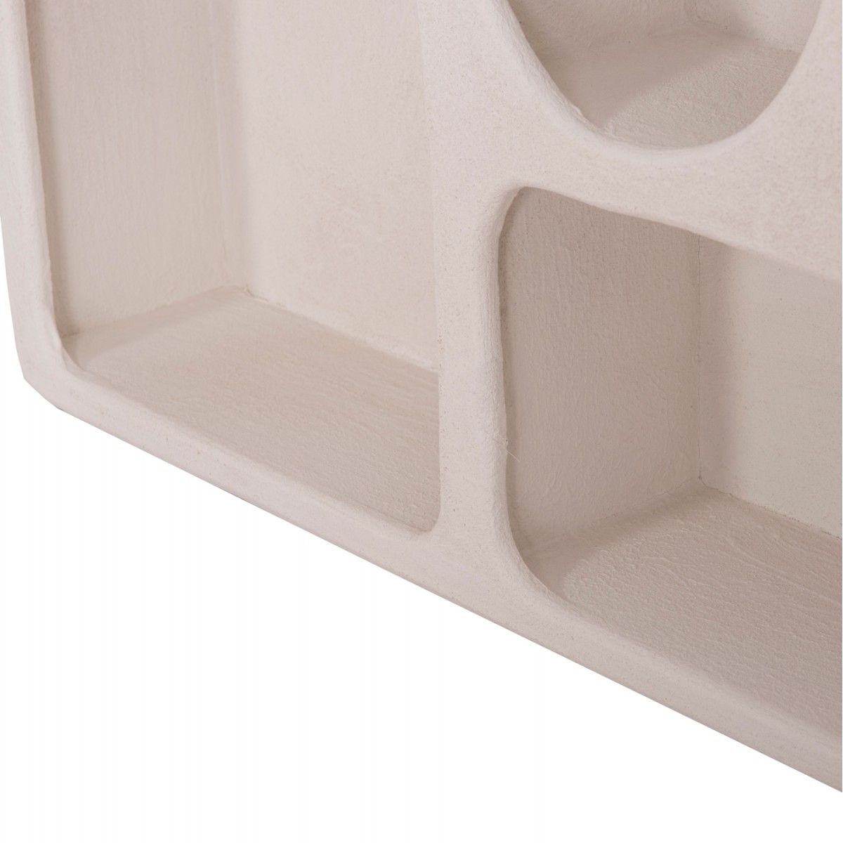 ΡΑΦΙ ΤΟΙΧΟΥ ΣΕΙΡΑ SANTORINI HM18063.01 MDF ΣΕ ΥΠΟΛΕΥΚΟ 120x18x60Υεκ.