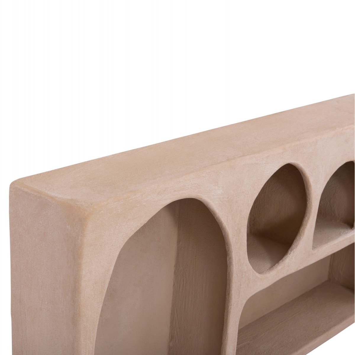 ΡΑΦΙ ΤΟΙΧΟΥ ΣΕΙΡΑ SANTORINI HM18063.02 MDF ΣΕ ΚΑΦΕ 120x18x60Υεκ.