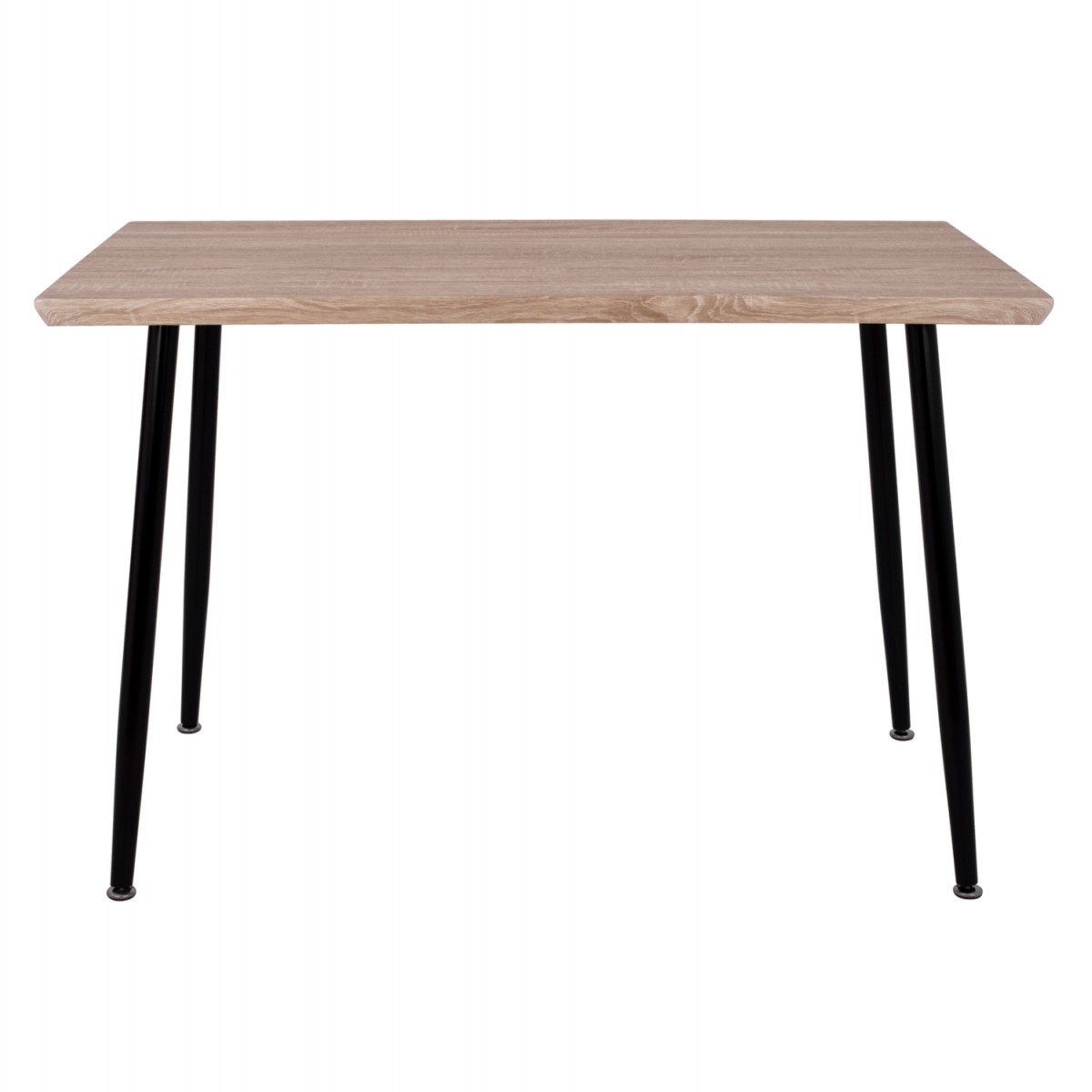 ΤΡΑΠΕΖΙ ΤΡΑΠΕΖΑΡΙΑΣ PALOMA HM8334.01, 120X70Χ76,5 SONΟMA, ΜΑΥΡΑ ΠΟΔΙΑ