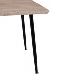 ΤΡΑΠΕΖΙ ΤΡΑΠΕΖΑΡΙΑΣ PALOMA HM8334.01, 120X70Χ76,5 SONΟMA, ΜΑΥΡΑ ΠΟΔΙΑ