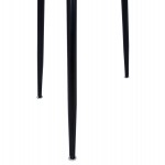 ΤΡΑΠΕΖΙ ΤΡΑΠΕΖΑΡΙΑΣ PALOMA HM8335.01, 70Χ70X76.5, SONOMA, ΜΑΥΡΑ ΠΟΔΙΑ