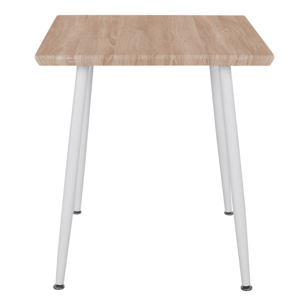 ΤΡΑΠΕΖΙ ΤΡΑΠΕΖΑΡΙΑΣ PALOMA HM8335.02, 70Χ70X76,5, SONOMA, ΛΕΥΚΑ ΠΟΔΙΑ