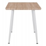 ΤΡΑΠΕΖΙ ΤΡΑΠΕΖΑΡΙΑΣ PALOMA HM8335.02, 70Χ70X76,5, SONOMA, ΛΕΥΚΑ ΠΟΔΙΑ