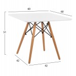 ΤΡΑΠΕΖΙ MINIMAL KID 60X60X51Yεκ. ΛΕΥΚΟ HM8452.01
