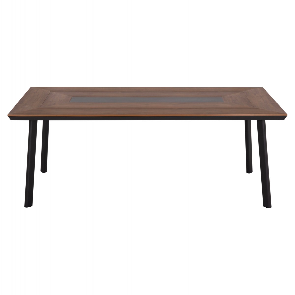 ΤΡΑΠΕΖΙ ΑΛΟΥΜΙΝΙΟΥ TABER ΜΕ POLYWOOD 200X100 ΓΚΡΙ HM5131.12