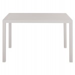 ΤΡΑΠΕΖΙ ΑΛΟΥΜΙΝΙΟΥ SAHIRA ΣΕ ΛΕΥΚΗ ΑΠΟΧΡΩΣΗ 120Χ80X75,5Υεκ. HM5570.01