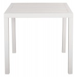 ΤΡΑΠΕΖΙ ΑΛΟΥΜΙΝΙΟΥ SAHIRA ΣΕ ΛΕΥΚΗ ΑΠΟΧΡΩΣΗ 80Χ80X75,5Υεκ. HM5572.01