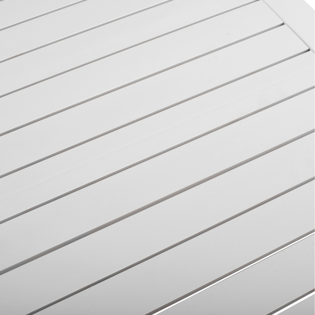 ΤΡΑΠΕΖΙ ΑΛΟΥΜΙΝΙΟΥ SAHIRA ΣΕ ΛΕΥΚΗ ΑΠΟΧΡΩΣΗ 80Χ80X75,5Υεκ. HM5572.01