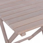 ΤΡΑΠΕΖΙ ΣΚΗΝΟΘΕΤΗ ΛΗΜΝΟΣ 70Χ70 CHALK FINISH ΛΕΥΚΟ ΕΜΠΟΤΙΣΜΟΥ HM5648.03