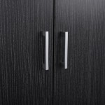 ΠΑΠΟΥΤΣΟΘΗΚΗ ΞΥΛΙΝΗ DAYANNA ΜΕ 6 ΡΑΦΙΑ 60X43X180.5εκ. ZEBRANO HM2379.01