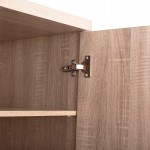 ΠΑΠΟΥΤΣΟΘΗΚΗ ΞΥΛΙΝΗ DAYANNA ΜΕ 6 ΡΑΦΙΑ 60X43X180.5εκ. SONAMA HM2379.02