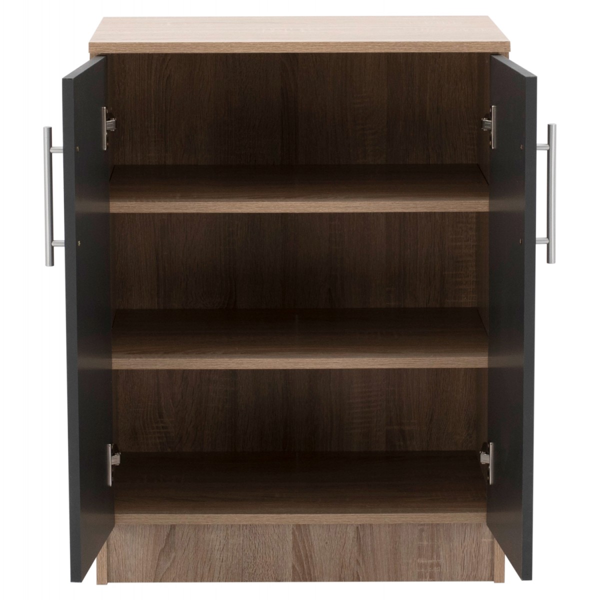 ΠΑΠΟΥΤΣΟΘΗΚΗ ΝΤΟΥΛΑΠΙ ΞΥΛΙΝΗ EMERIE HM2206.04 SONAMA-ΓΚΡΙ 60X40,5X80 εκ.