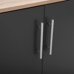 ΠΑΠΟΥΤΣΟΘΗΚΗ ΝΤΟΥΛΑΠΙ ΞΥΛΙΝΗ EMERIE HM2206.04 SONAMA-ΓΚΡΙ 60X40,5X80 εκ.